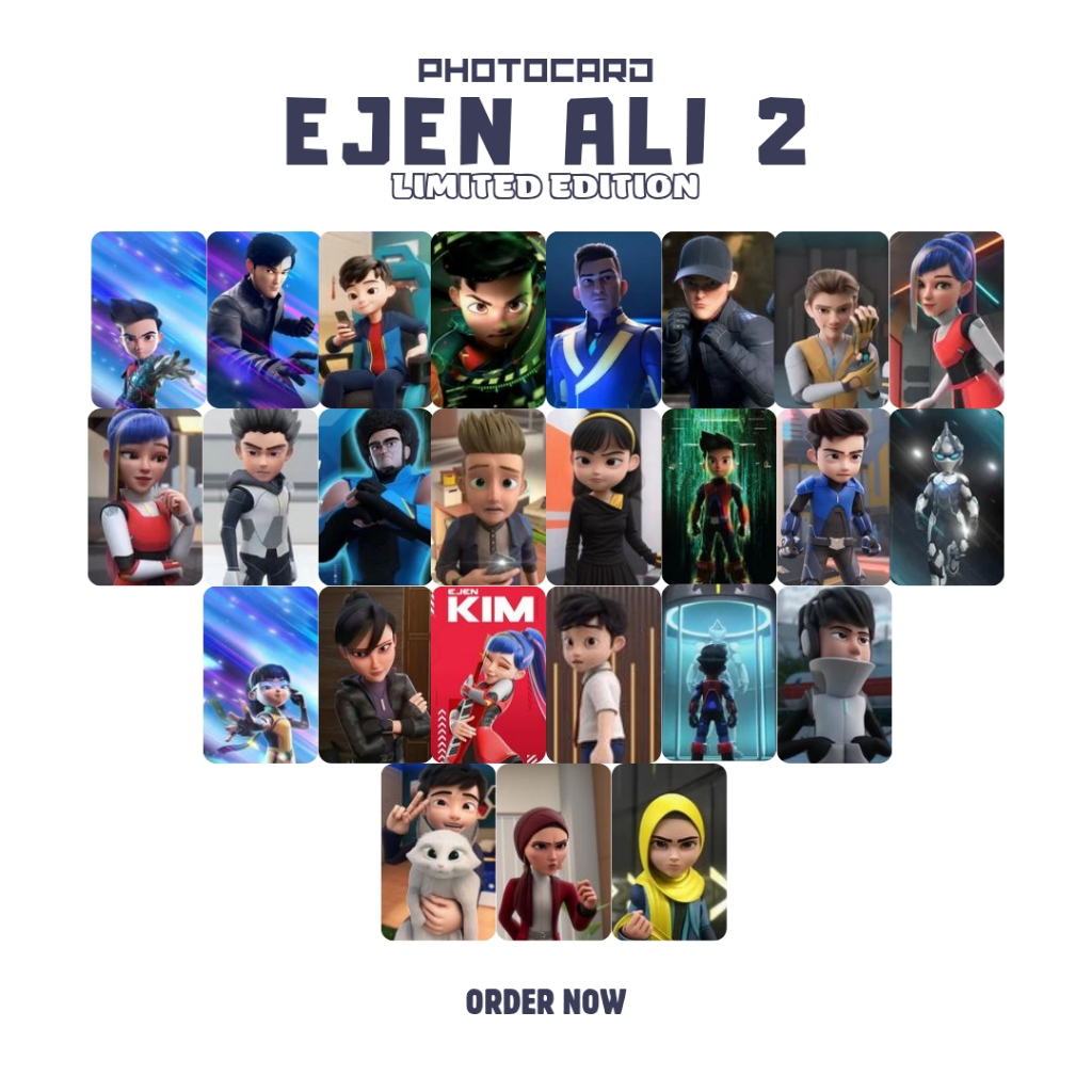 Photocard Ejen Ali 2 Limited Edition