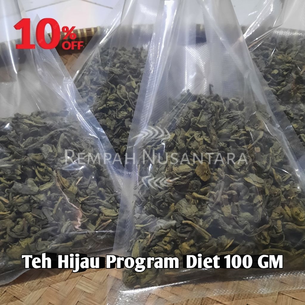 

Green Tea Original | 100 Gram Teh Hijau Asli | Program Diet Sehat