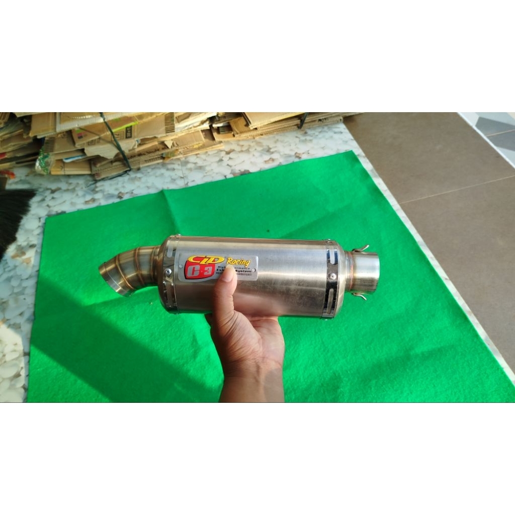 knalpot cld c3 oval 20cm slencer knalpot racing cld c3 knalpot racing cld oval 20cm