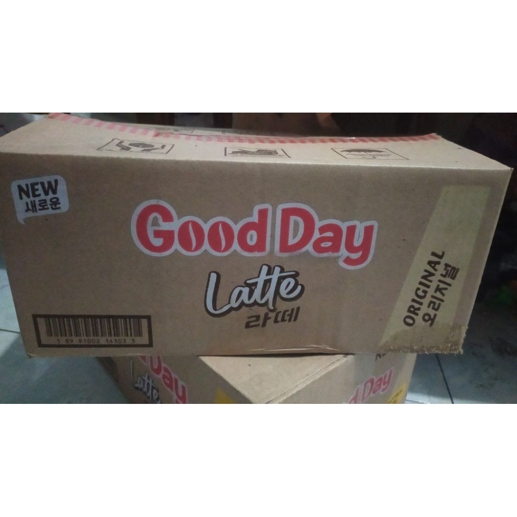 

Good Day Latte Original Kartonan// 1 Karton isi 12 Renteng