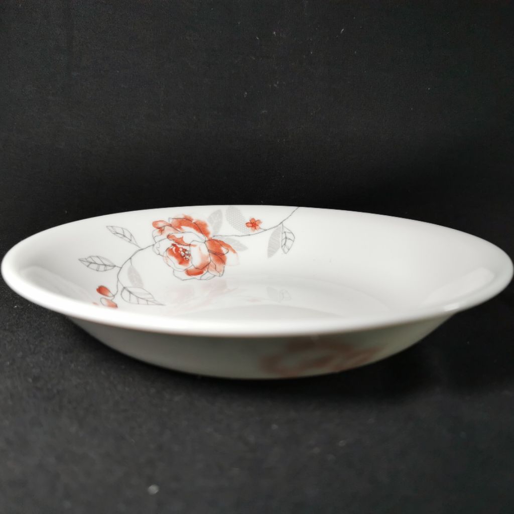 CORELLE Soup Plate - Brushstroke Roses (413-BSR)