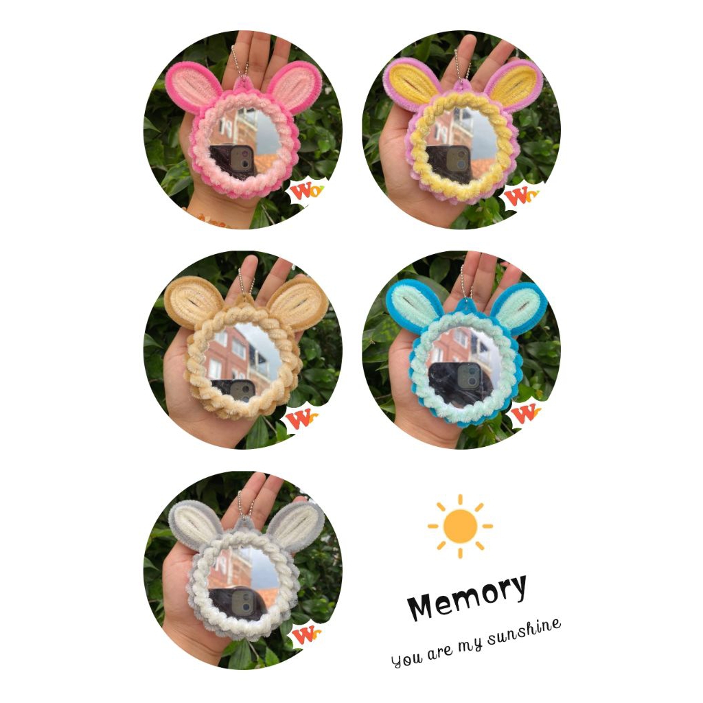 Gantungan kaca bulat pipe cleaner