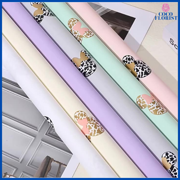 

PACK 20 Kertas Bunga Paper Buket Kartun Kertas Kado Florist Cellophane KB6202