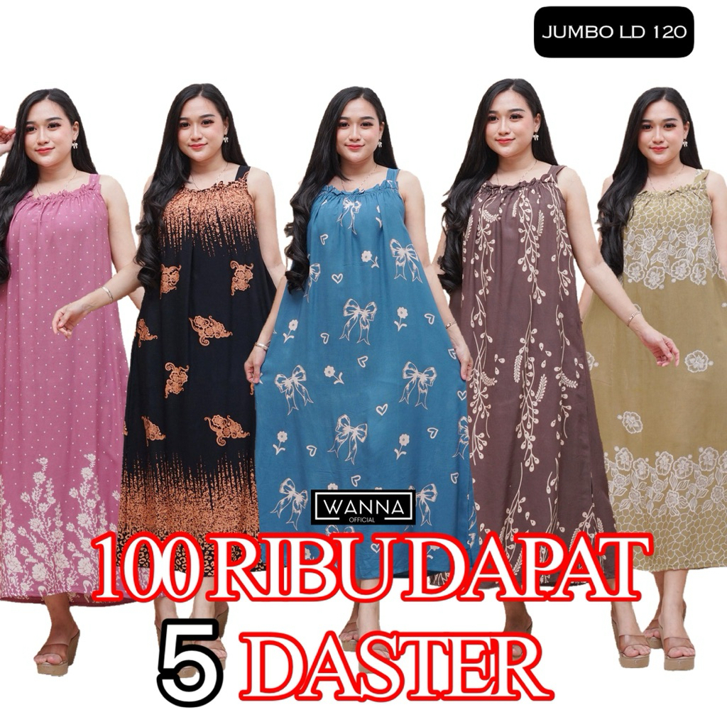 Daster Yukensi Jumbo ~ Daster Jumbo Yukensi Tanpa Lengan Dress Yukensi