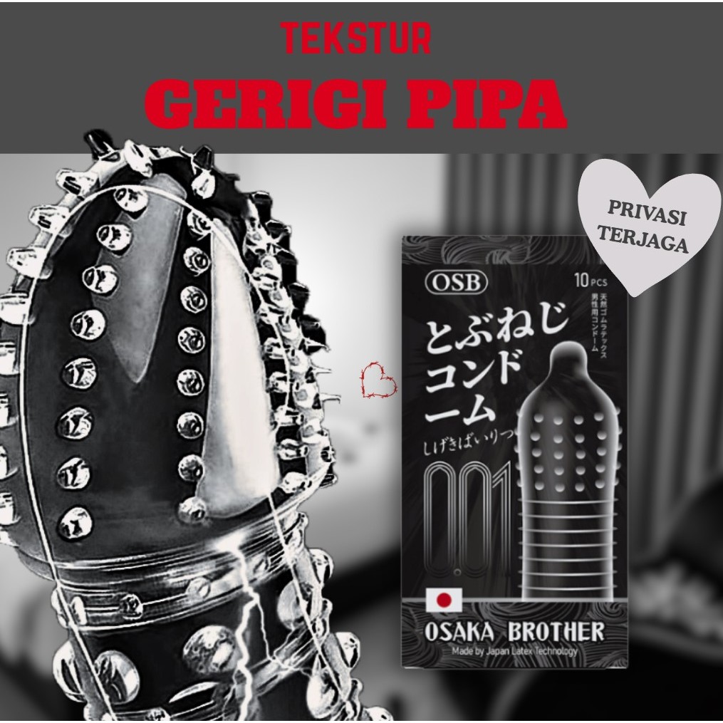 Kondom 001 Termurah – Bergerigi Original Jepang COD Aman - Super Ultra Tipis