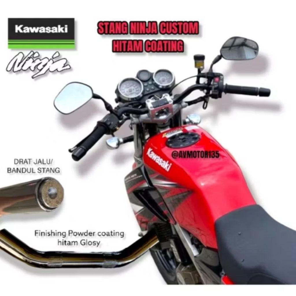 stang ninja ss ninja rr replika original PNP Vixion pcx. RX king. cb.beat street