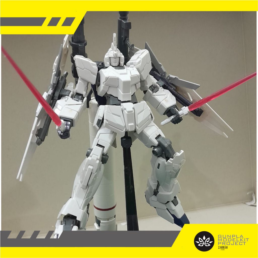 GUNDAM UNICORN CUSTOM FULL ARMOR BEKAS SECOND BANDAI HG 144