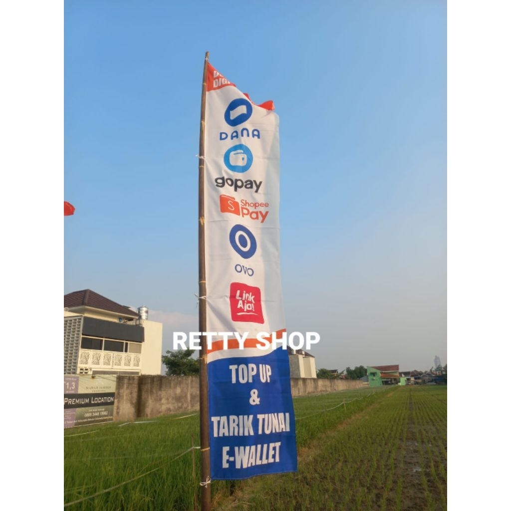 UMBUL-UMBUL DANA GOPAY OVO UKURAN 60 CM X 300 CM KAIN