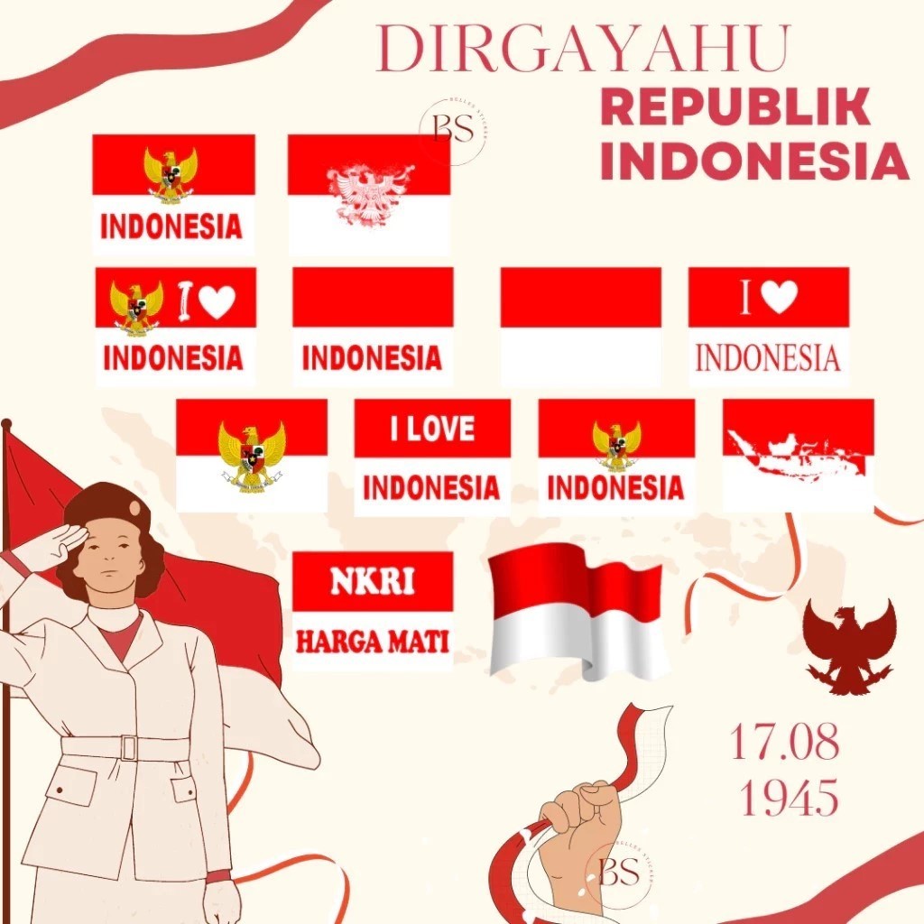 

STICKER PIPI HUT RI AGUSTUSAN MERAH PUTIH