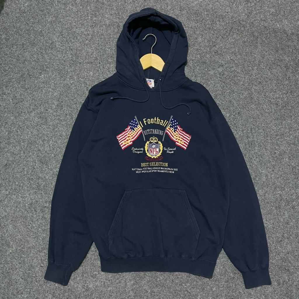 Hoodie NFL logo bordir second