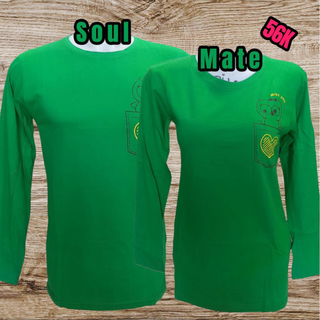 kaos couple lengan panjang