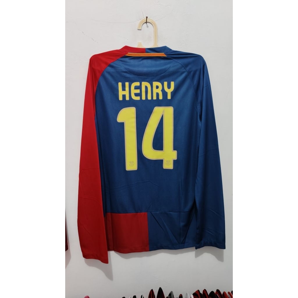 jersey Retro barca Henry size XL