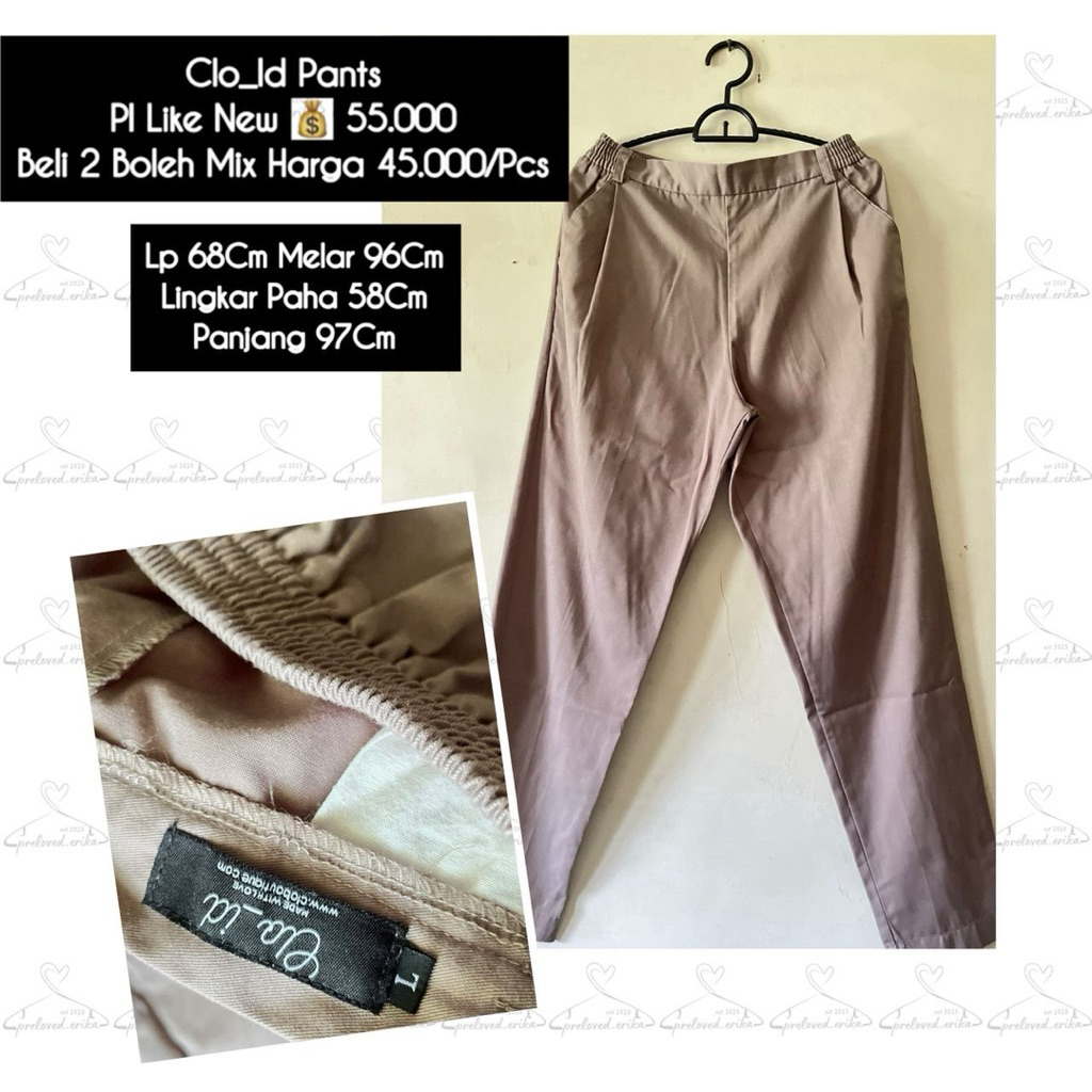 CHINOS PRELOVE/ CELANA PL / CHINOS SECOND