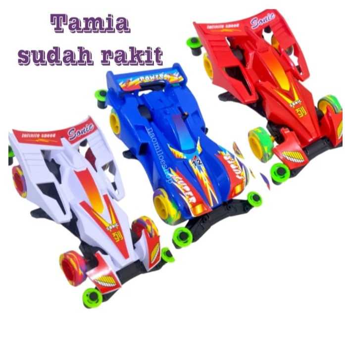 Mainan Mobil Tamiya Super Mobil Cepat Mobil Balap Tamiya 4 WD Warna Random