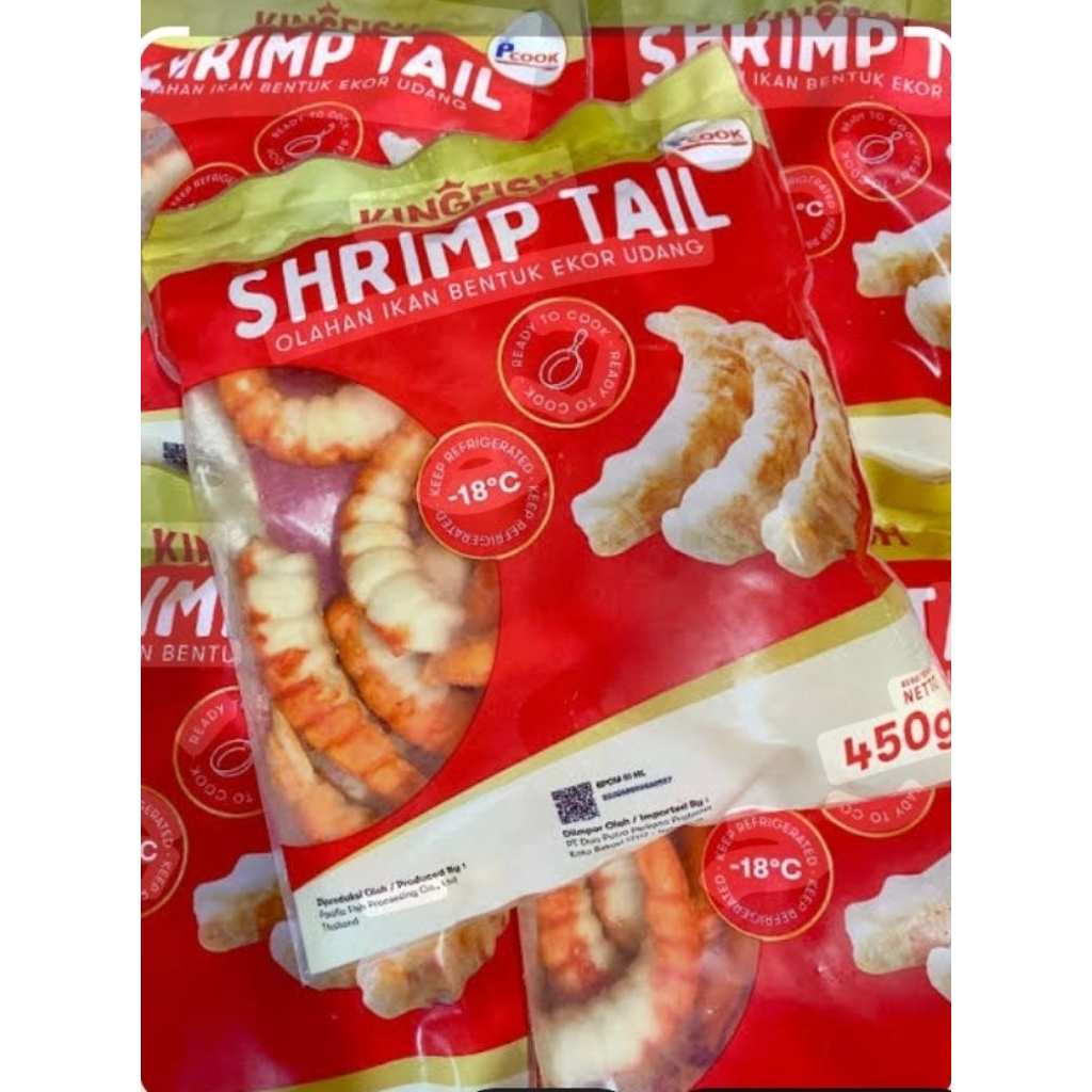 

King Fish Shrimp Tail 450g, enaak dan lezaat..