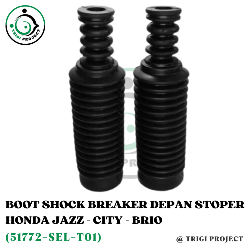 Karet Boot Stopper Stoper Shock Breaker Shockbreaker Depan Mobil Honda Jazz - City - Brio | Oem Prem