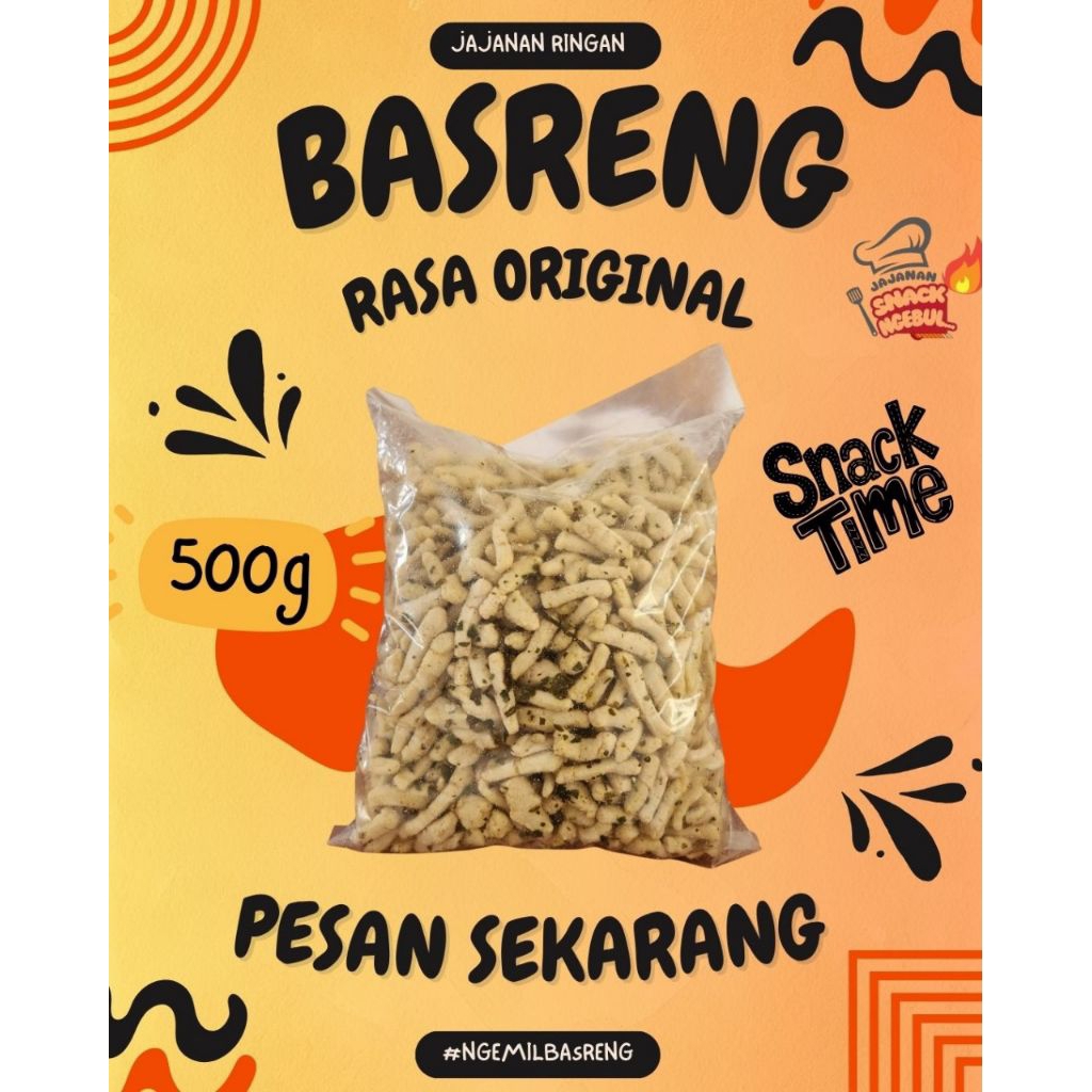 

Basreng daun jeruk original bumbu melimpah