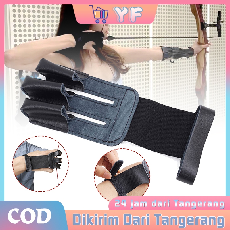 Sarung Tangan Panahan / Archery Gloves / Leather Gloves / Untuk Panahan Untuk Pemula