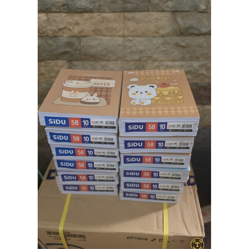 

BUKU TULIS SIDU (ORIGINAL) 58 LEMBAR ISI 10 PCS TERMURAH