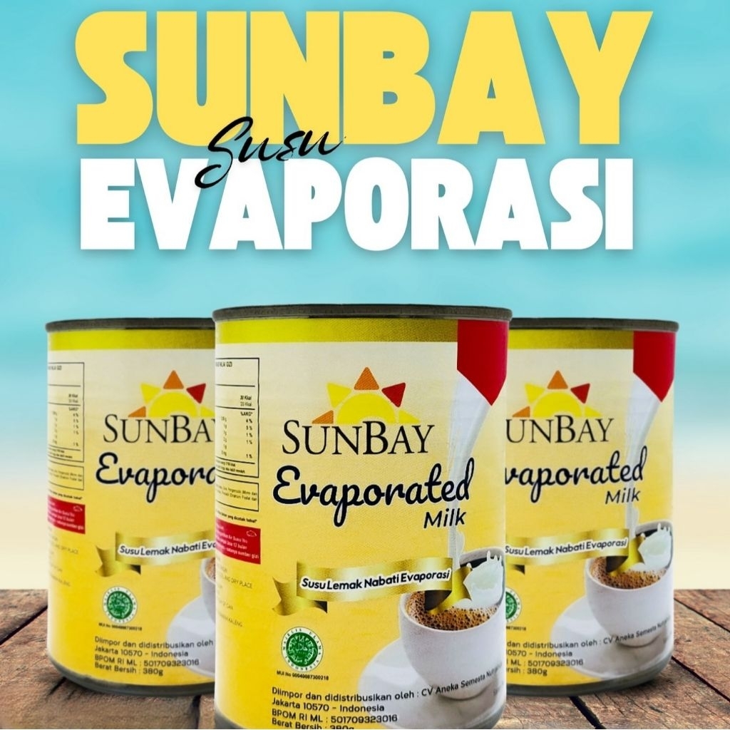 

Susu SUNBAY Evaporated / Susu SUNBAY Evaporasi