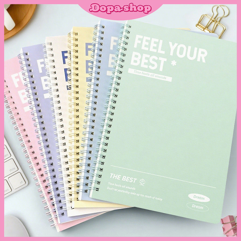 

Spiral Notebook A5/B5 Buku Catatan Notebook Buku Journal Book Jurnal Notebook Warna Pastel Minimalis