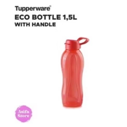 ECO bottle 1.5L warna merah Tupperware (1pc)
