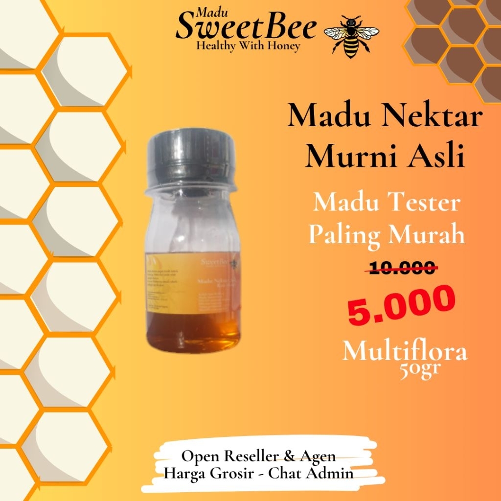 

Madu SweetBee Tester 50gr Raw Honey
