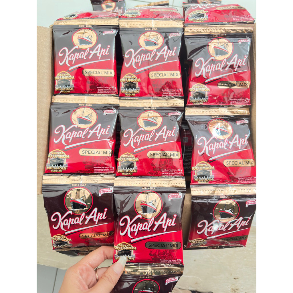 

Kapal Api Special Mix 1renteng isi 10sachet 23gr