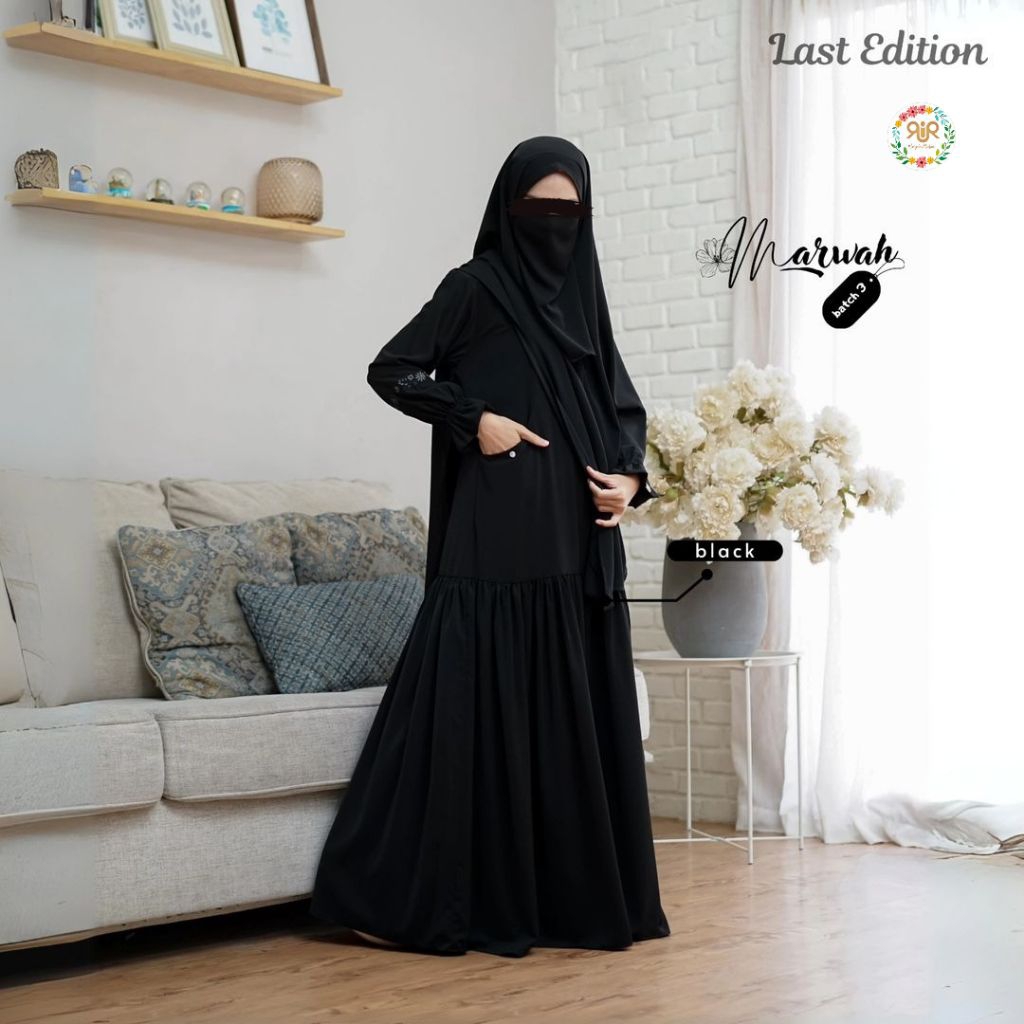 Gamis Marwah Dewasa/Gamis Marwah Series/Gamis Marwah Premium