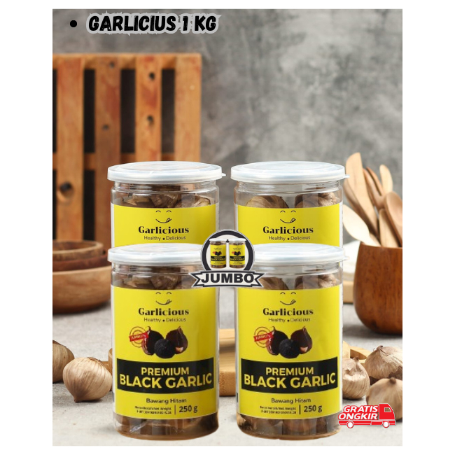 

Garlicious Black Garlic Bawang Hitam Jumbo Premium 1kg