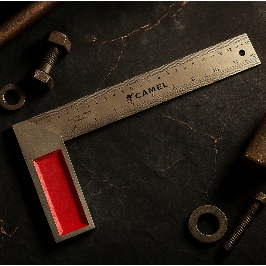 

Siku Tukang Ukuran 12 Inch Panjang 30 Cm Penggaris Ruler Tukang Stainless Gagang Tebal Kuat Akurat Presisi 300MM Siku Tukang Camel IZM 12 Inch Stainless Tebal Penggaris Siku 30 cm Heavy Duty Stainless Steel Anti Karat Kuat Alat ukut untuk 90/45 derajat