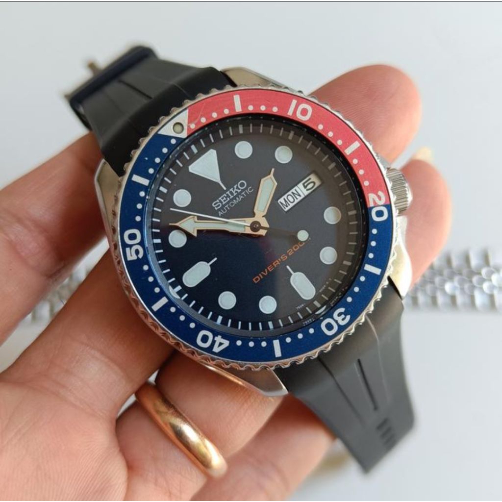 Seiko skx009 originalBezel Pepsi bekas bagus normal semua siap pakai