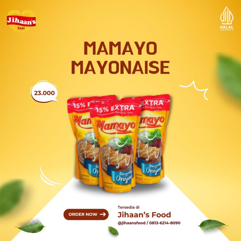 

Mamayo Mayonnaise Original 1KG - Jihaan's Food Medan