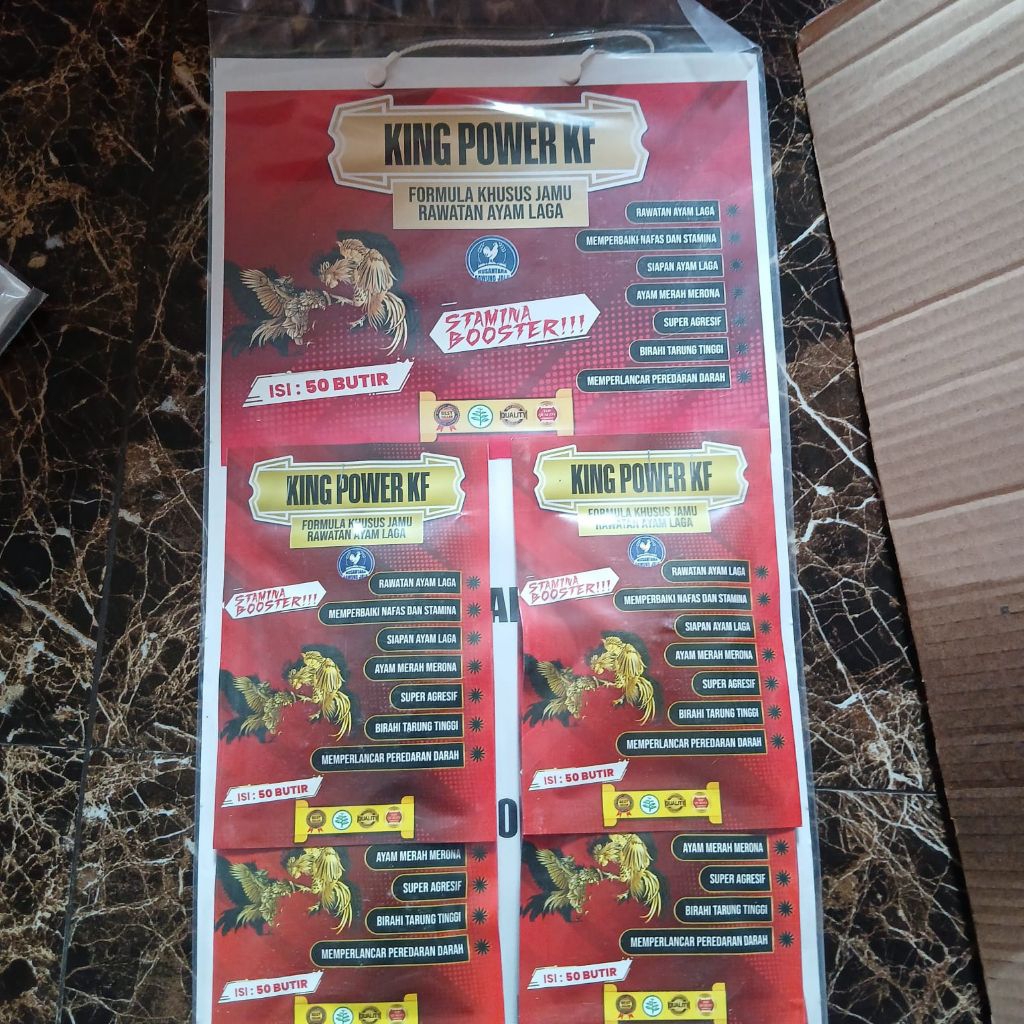 king power kf formula khusus jamu rawatan ayam laga 1 renteng