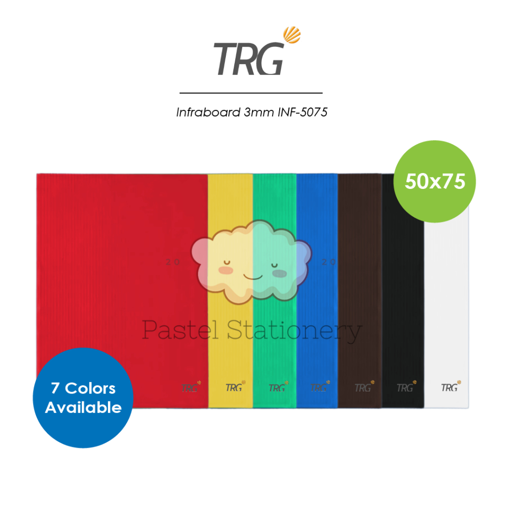 

TRG Infraboard Warna Lembaran 50x75 cm INF-5075 3mm - Impraboard Infra Impra Board Media Promosi Tebal 3 mm TRG