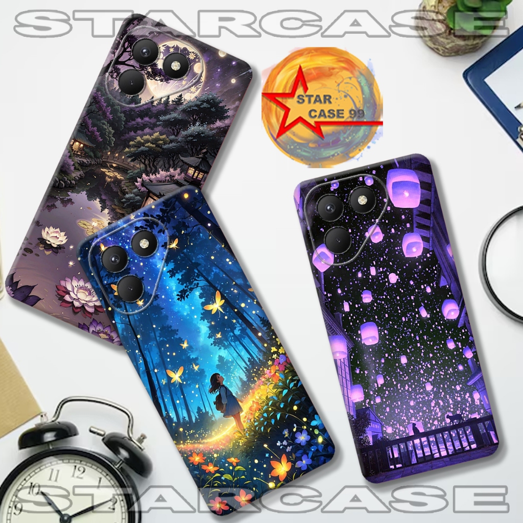 Softcase karet tecno pova 7 4g/S35/Motif panorama /casing tecno pova 7 4g/case hp tecno pova 7 4g