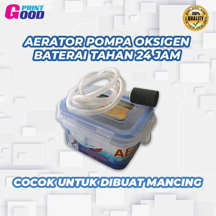 AERATOR POMPA OKSIGEN IKAN BATERAI TAHAN 24 JAM