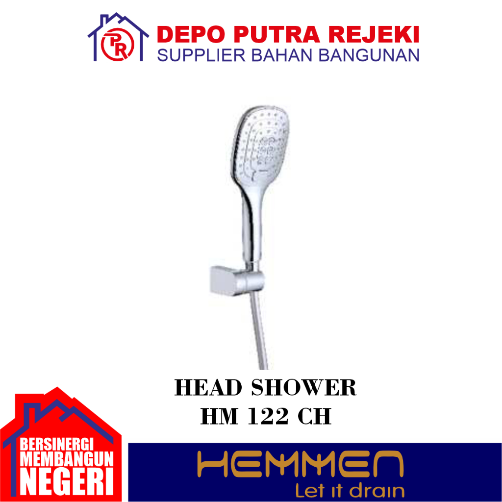 Hemmen - PVC Shower Set Hemmen HM 122 CH