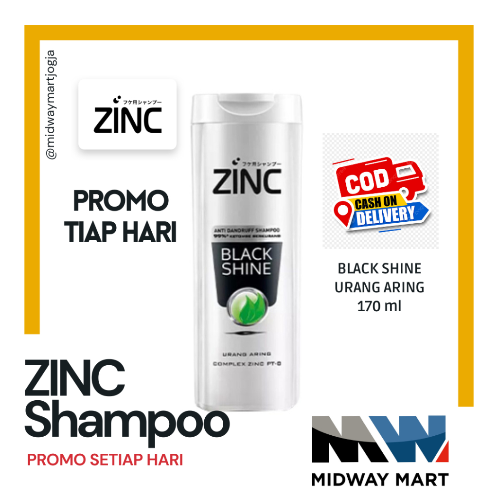 Zinc Sampo Botol 170 ml