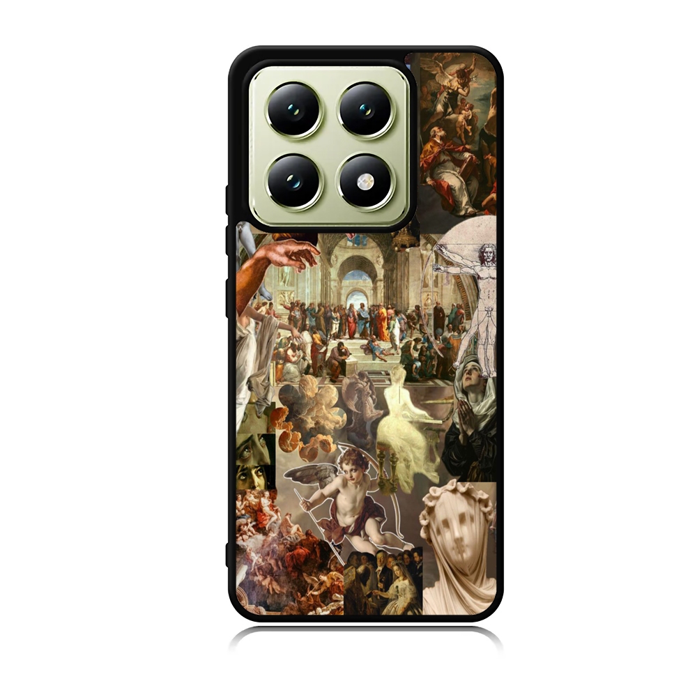 Case Xiaomi Mi 14 13 12 11 10 PRO  LITE ULTRA TPU Protection Custom Da Vinci Art
