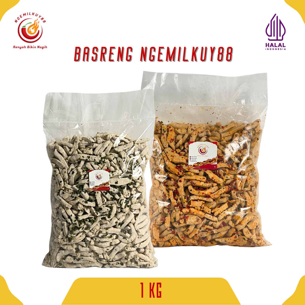 

Basreng Daun Jeruk 1KG Basreng Pedas Basreng Campur Mix Pedas Cemilan Pedas Snack Pedas Ngemilkuy88_