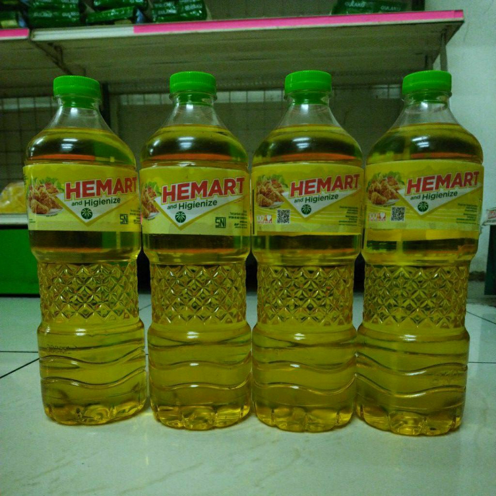 

Hemart minyak goreng botol 1 lt