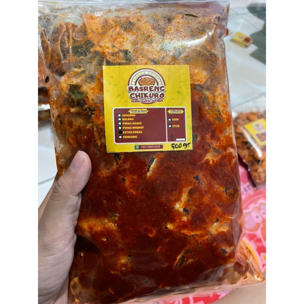 

basreng ektrapedas pemula gurih bumbu medok