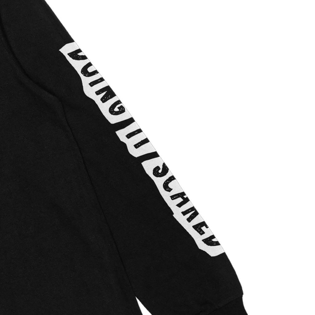 Troy Company Longsleeve Tshirt Black Scared - Kaos Hitam Lengan Panjang LS 3200