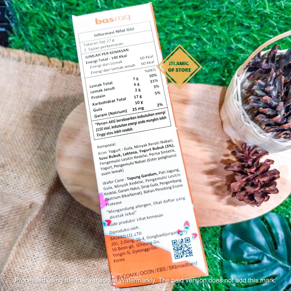 

PORORO ICE CONE SNACK ISI 6 PC BINGBING WAFER SNACK ES CREAM HALAL