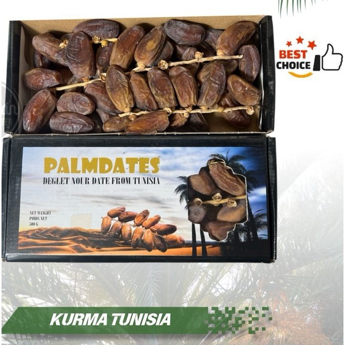 

Kurma Tunisia Tangkai 500gr Palmdates Tunis 500 Gram (Repack)