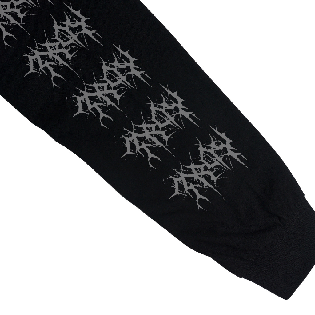 Troy Company Longsleeve Tshirt Black Darkroot - Kaos Hitam Lengan Panjang LS 3202