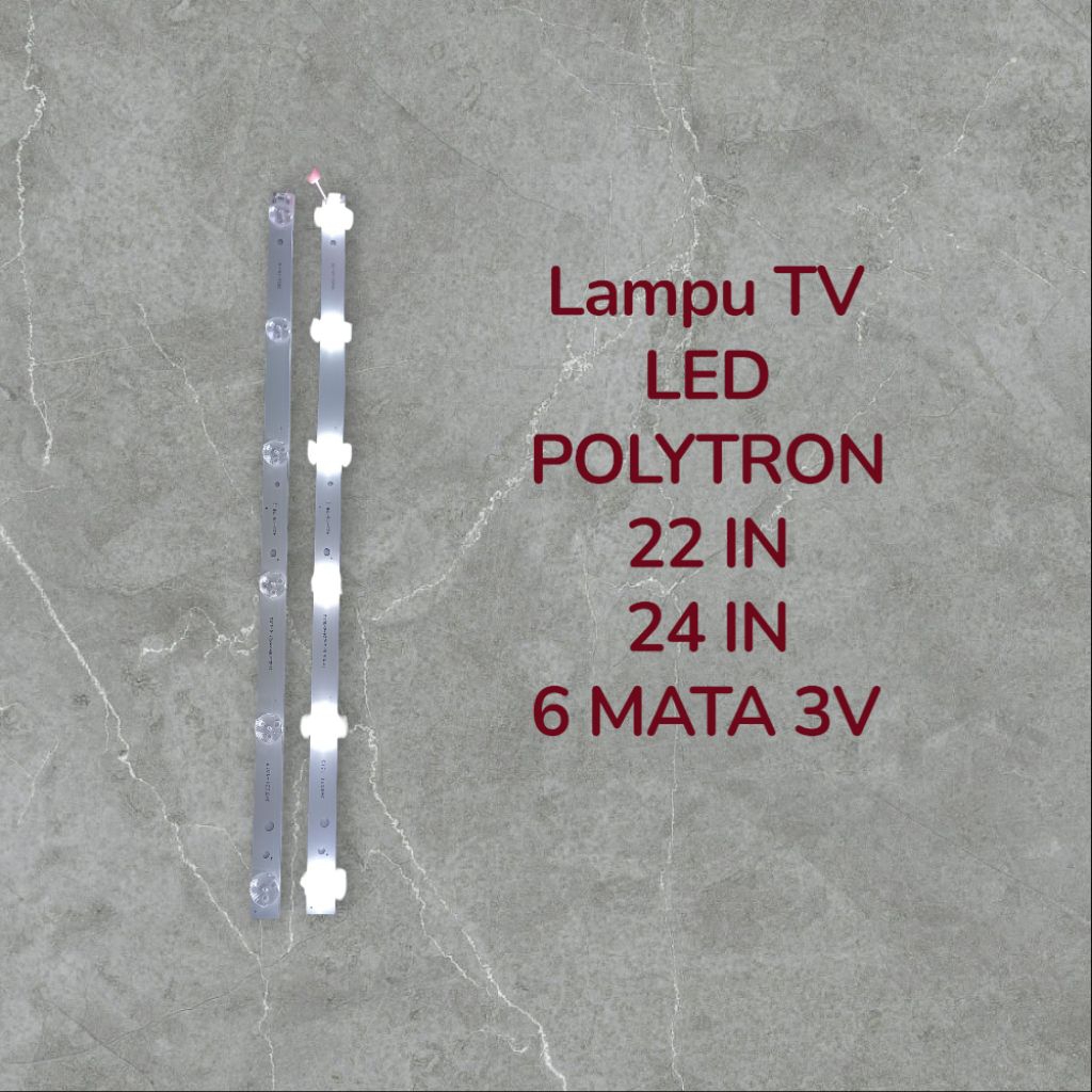 BACKLIGHT LED TV POLYTRON 22 IN 24 IN 6 Mata 3V 43CM