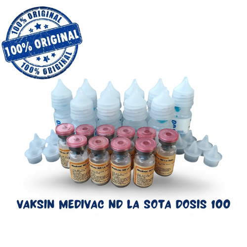 10 VAKSIN Medivac ND LA SOTA - dosis 100 ekor