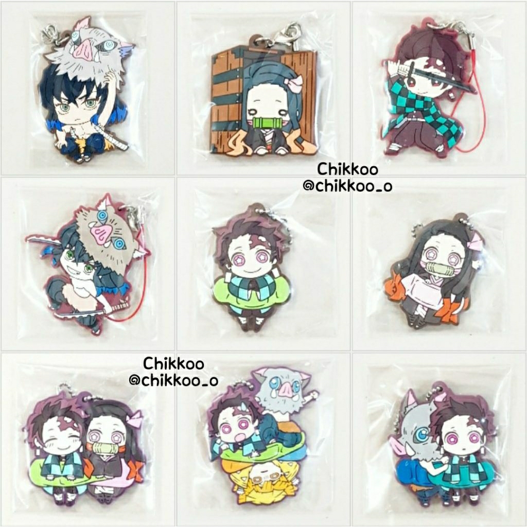 Kimetsu no Yaiba Chibi Rubber Charm